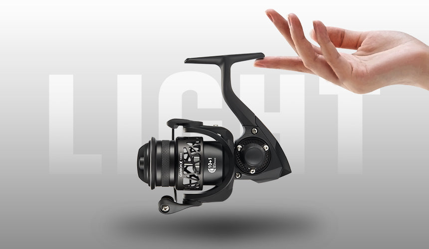 PISCIFUN® Carbon X Spinning Reel The Best Light Spinning Fishing