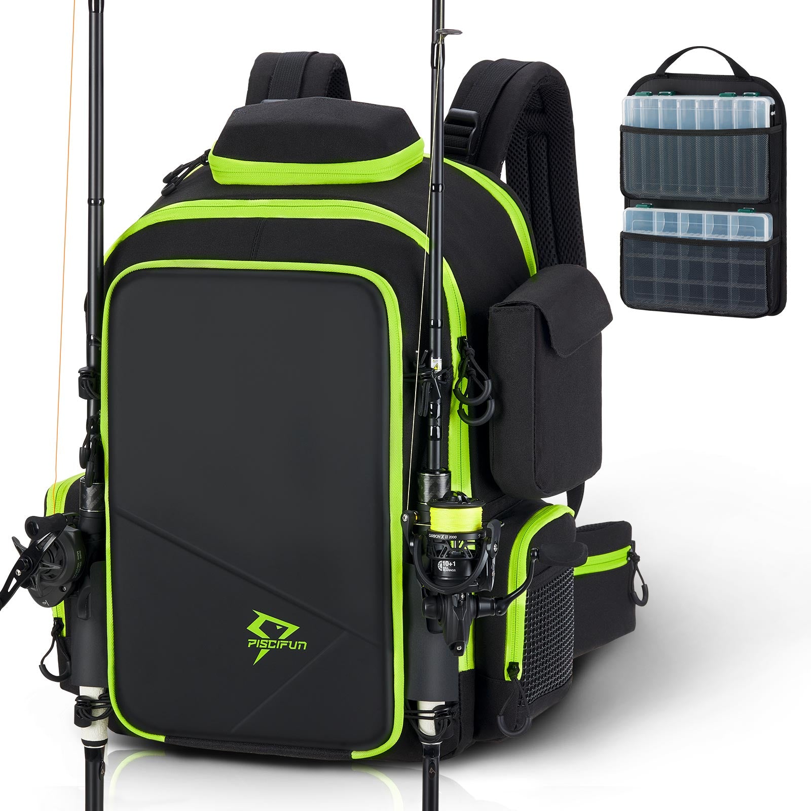 Piscifun® Fishing Tackle Backpack Storage Bag Fishing Gear Bag