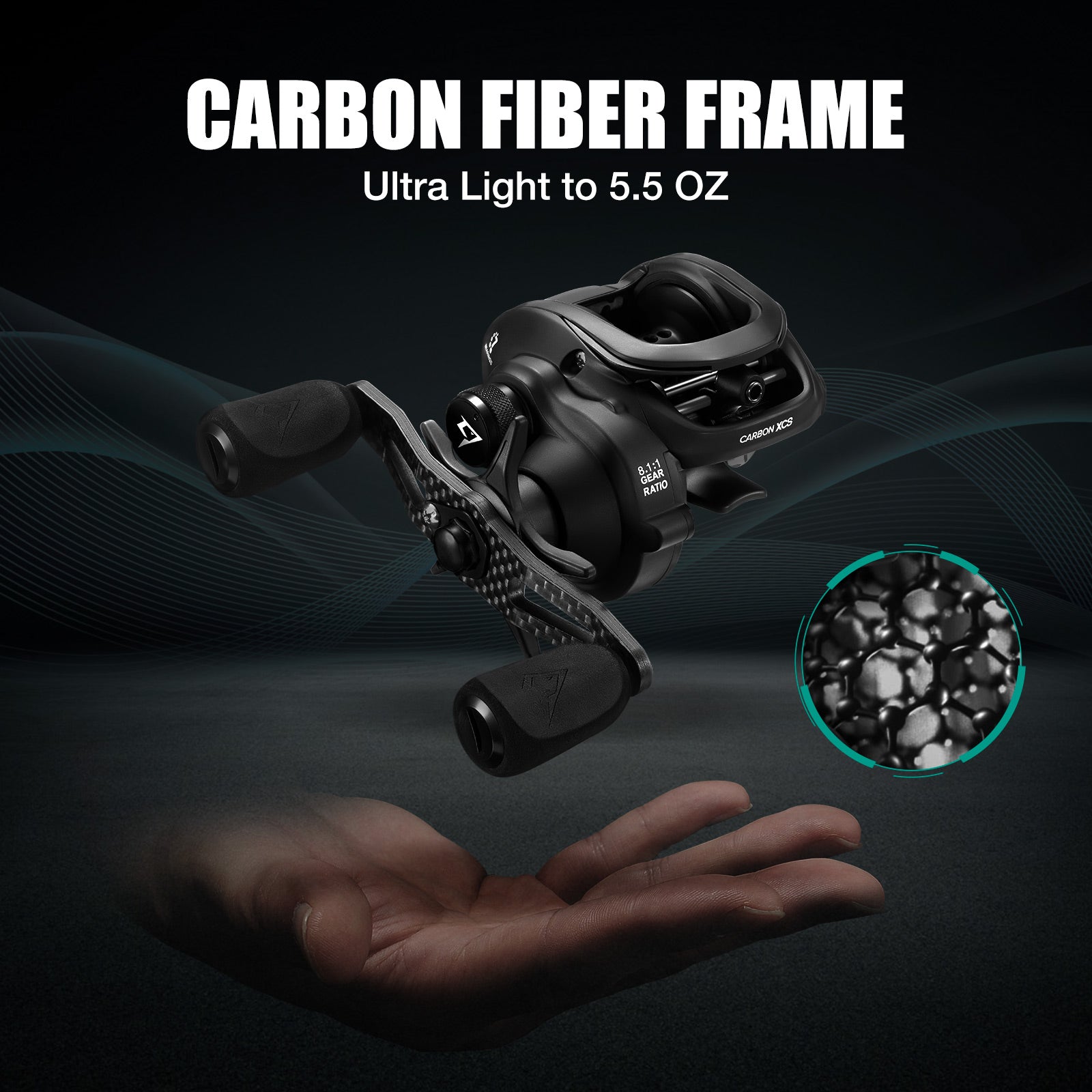 Piscifun® Carbon XCS Baitcasting Fishing Reel-Ultra Light to 5.5