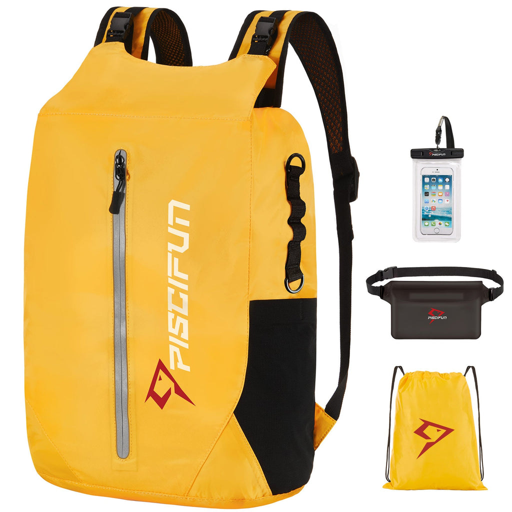 Piscifun® LT Waterproof Dry Bag, Floating Dry Backpack Keeps Gear