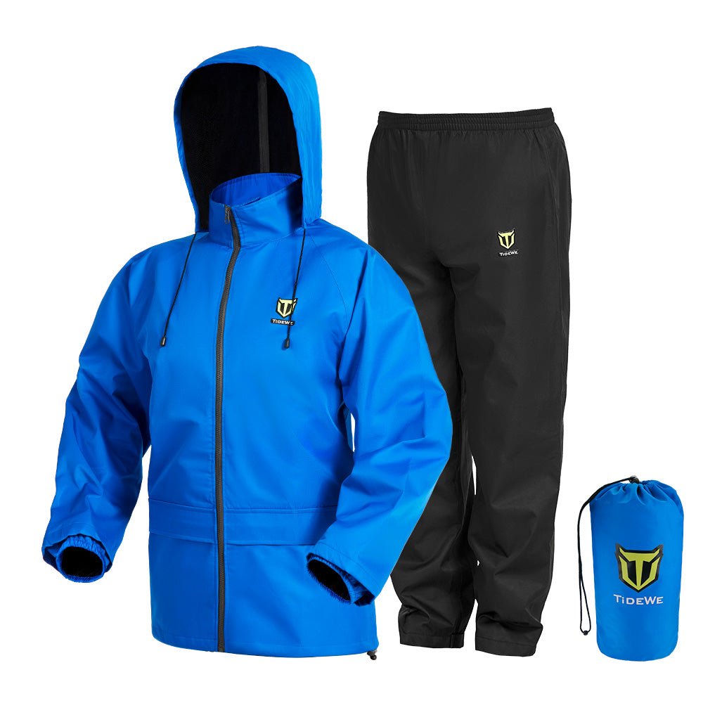 TideWe Rain Suit, Waterproof Breathable Lightweight Rainwear Rain